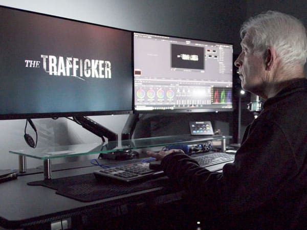John editing video